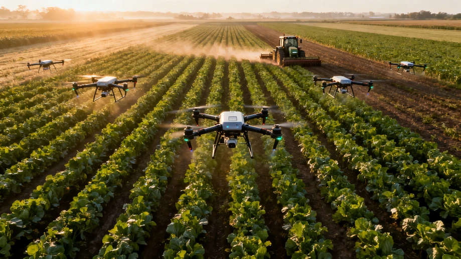 Farmers Harness AI and Drones to Revolutionize Crop Monitoring Practices