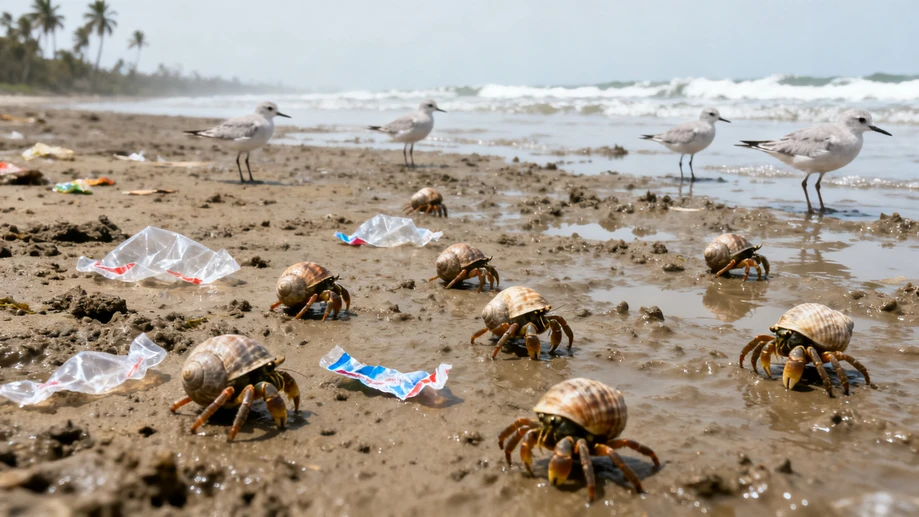 Did a tiny discarded candy wrapper really reshape an entire coastal ecosystem over just seven years