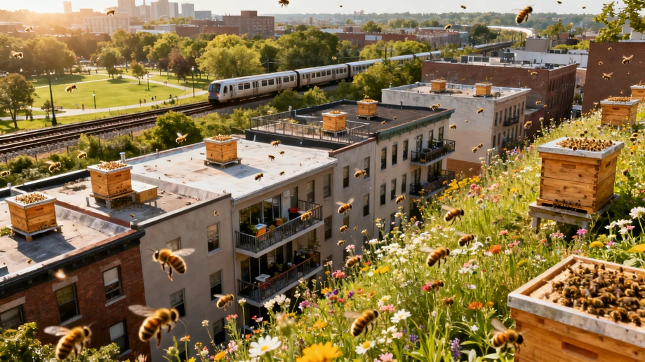 Did Urban Backyard Bees Just Solve Half The Global Wild Pollinator Shortage Nobody Noticed?